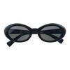 Miu Miu Exquisite Fashion Design Oval Sunglasses Women sunglasses Black SMUB09_E16K_FE08Z_C_052