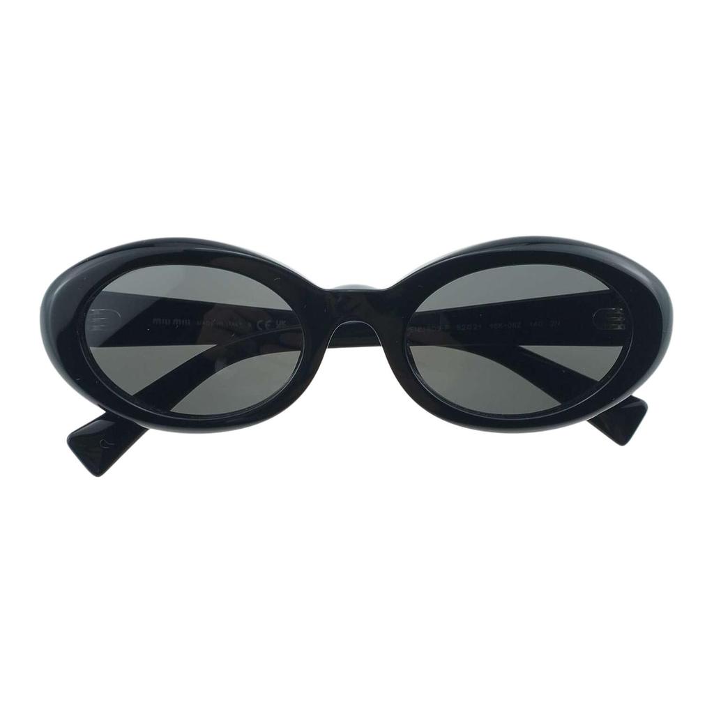 Miu Miu Exquisite Fashion Design Oval Sunglasses Women sunglasses Black SMUB09_E16K_FE08Z_C_052