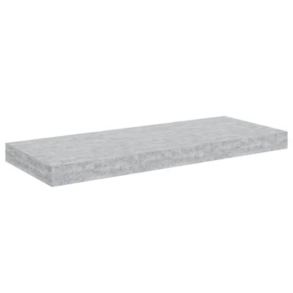 Vidaxl Półka Ścienna, Szarość Betonu, 60X23,5X3,8 Cm, Mdf