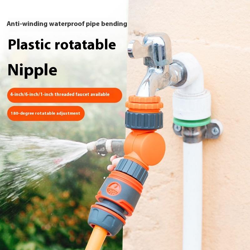 

Garden Hose Connector, 1/2 Inch Faucet Adapter, Plastic Quick Connect Click-Lock For Watering & Irrigation 1PCS