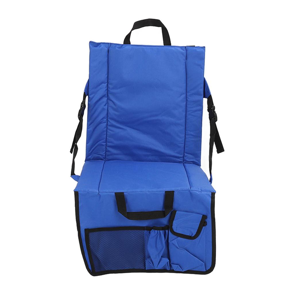 Klappbarer Stadionstuhl, verstellbarer Winkel, 600D Oxford-Stoff, tragbare Tribünenkissen mit Tasche für