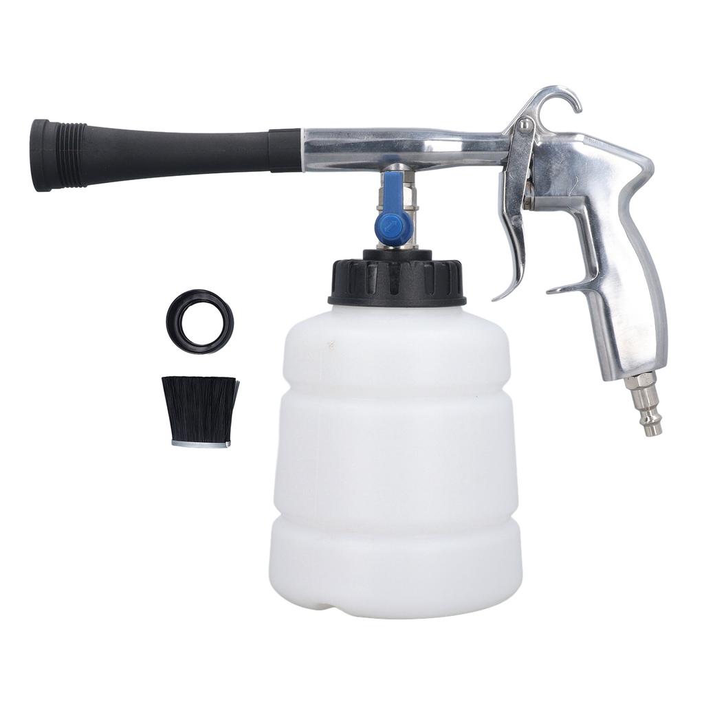 Car Cleaning Gun Compressed Air Blower with Brush Nozzle High Pressure Washing Detailing Kit for