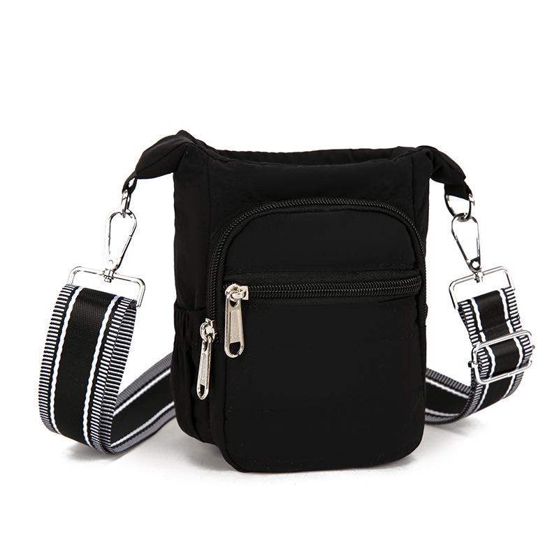 

Уличная сумка для хранения стакана для воды, дорожная сумка-кроссбоди для чайника, портативный многофункциональный защитный чехол для термокружки, сумка для мобильного телефона one size fits all чёрный