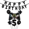 Video Game Party Supplies Set Baby Boy Birthday Party Decoration Happy Birthday Gaming Backdrop Game Table Covers Gamer Balloons