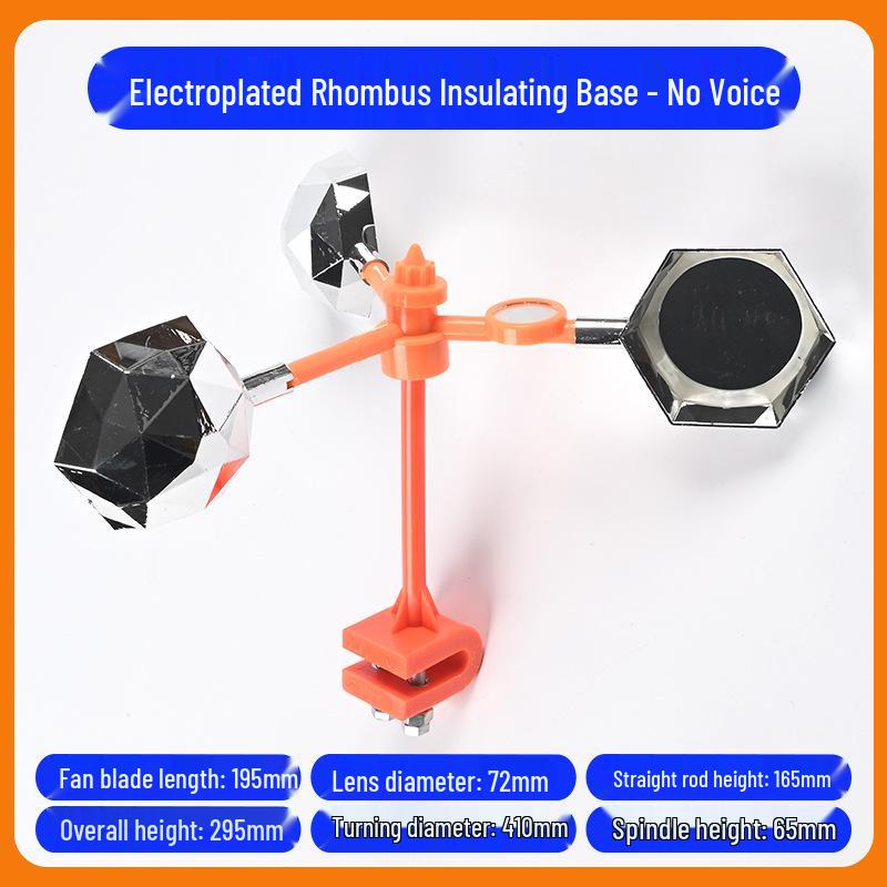 Solar-Powered Reflective Bird Repeller for Farms & Orchards