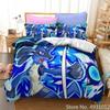 Anime Pokemon Quilt Cover Cartoon Game Printed Bedding Pikachu Duvet Cover Kids Bedroom Bed Bedclothes Pillowcase Xmas Gifts