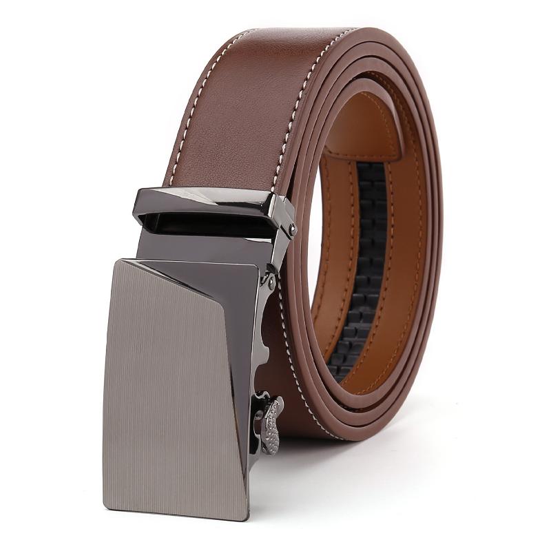 PULO Automatický opasek s přezkou Pánský opasek Ležérní Businessový Špičkový Pánský opasek