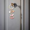 Multipurposd Charm Unicorns Keychain with Rainbow Mane Enamel Sturdy Alloy Handbag Charm Accessory for Men and Women