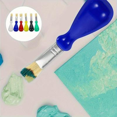 6 Pcs Paint Brush Painting Brush Plastic Set for Ergonomic Convenient Artist Tools Professional Watercolor