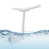 Doppeldüsen-Pool-Wasserfall-Brunnen-Set PVC Leuchtet im Dunkeln Verstellbare Höhe Sprühbecken Spa Poolrand Dekorationen