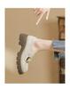 2025 Women's Korean Style Round Toe Loafers - Thick Sole, British College Style, Perfect with Skirts