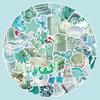 50 Mint Green Stickers for DIY Phone Case & Journaling Decoration