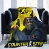 Counter Strike CS Go Fashion Blanket Shootting Game Art Plush Awesome Soft Throw Fashion Blanket for Home Textile Decor Outdoor