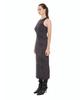 Too Much Tax Zebra Jersey Maxi Dress Charcoal