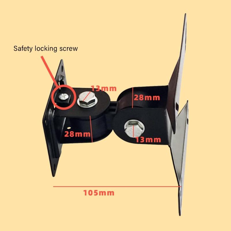 MultiAngle Rotating Wall Mount Bracket for 14-24Inch LED TVs Monitors Flexible Viewing Positions Space Saving Design