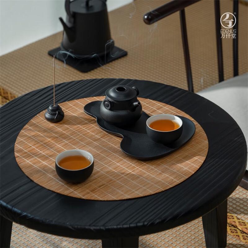 Wan Qian Tang Black Iron Glaze Ceramic Kung Fu Tea Set