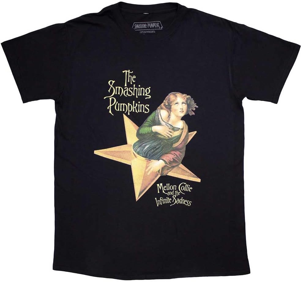 Men s Smashing Pumpkins Mellon Collie Slim Fit T-Shirt Navy S