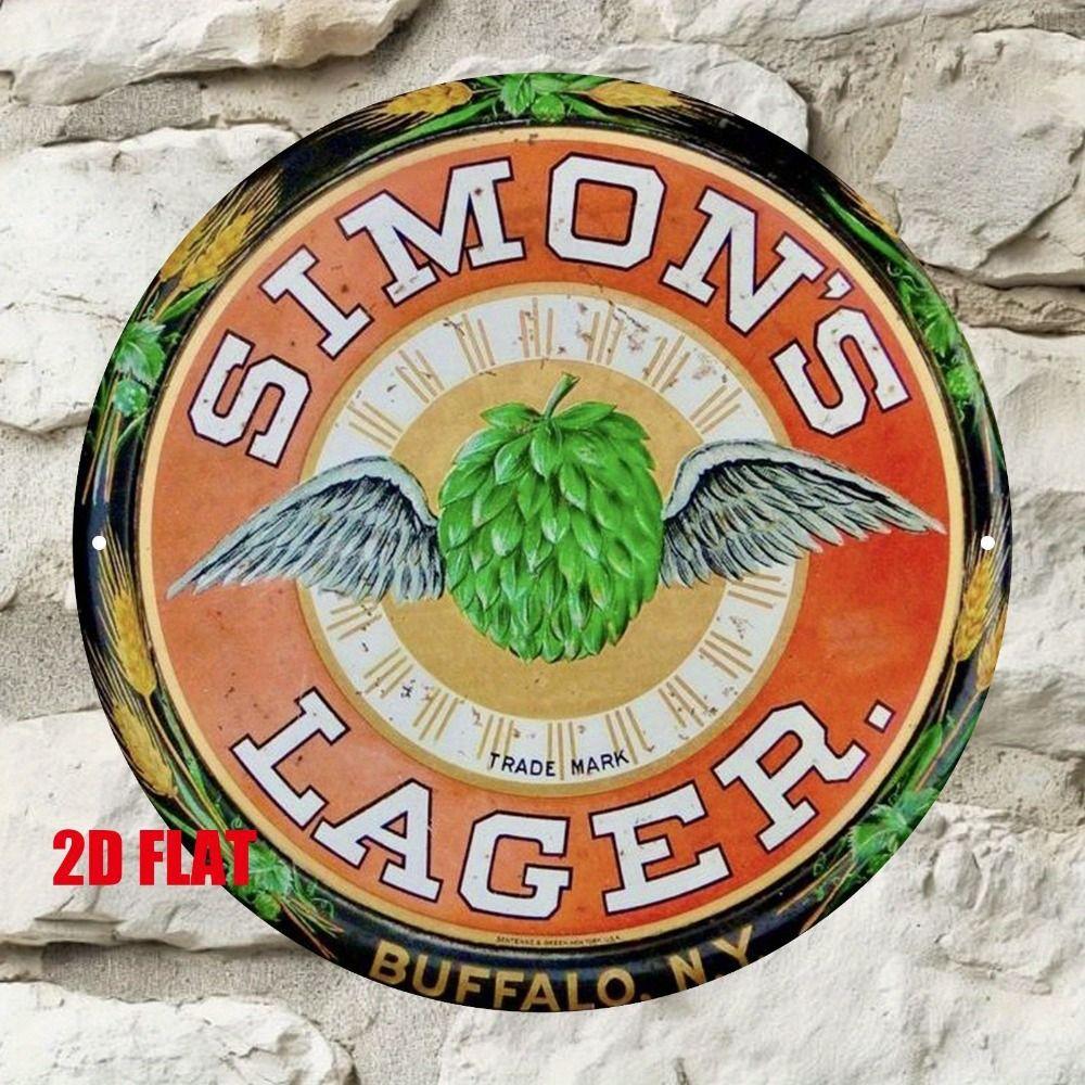 Metal Tin Sign Retro Art 20x20cm Home Wall Decor