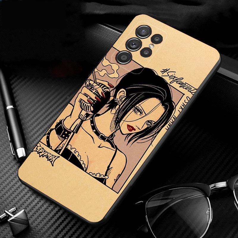 Phone Case For Samsung Galaxy S26 S25 S24 S23 S22 Ultra S23 S22 S25 Plus S24FE S23FE S26Edge Nana Osaki Anime