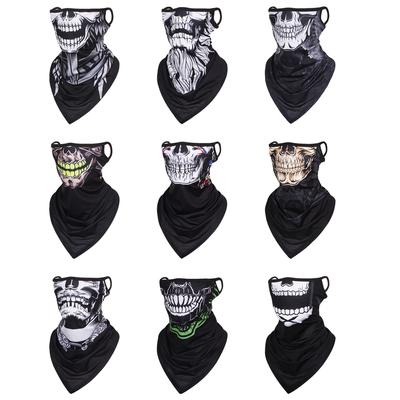 Breathable Outdoor Hiking Mask Skull Print Cycling Face Cover High Quality Fishing Face Cover