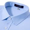 MONTAGUT Men's Soft Combed Cotton Breathable Short-Sleeve Business Shirt