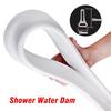 50mm High Silicone Bathroom Water Stopper Blocker Shower Dam Non-slip Dry And Wet Separation Flood Barrier Door Bottom Sealing