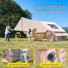 Portable Outdoor Quick-Deploy Multi-Person Inflatable Tent with Sunshade