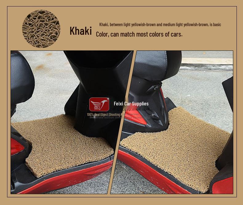 Piaggio Lady ZIP Motorrad Seidenfußmatte: BYQ100T-E Sportversion Dickeres Pedalpad