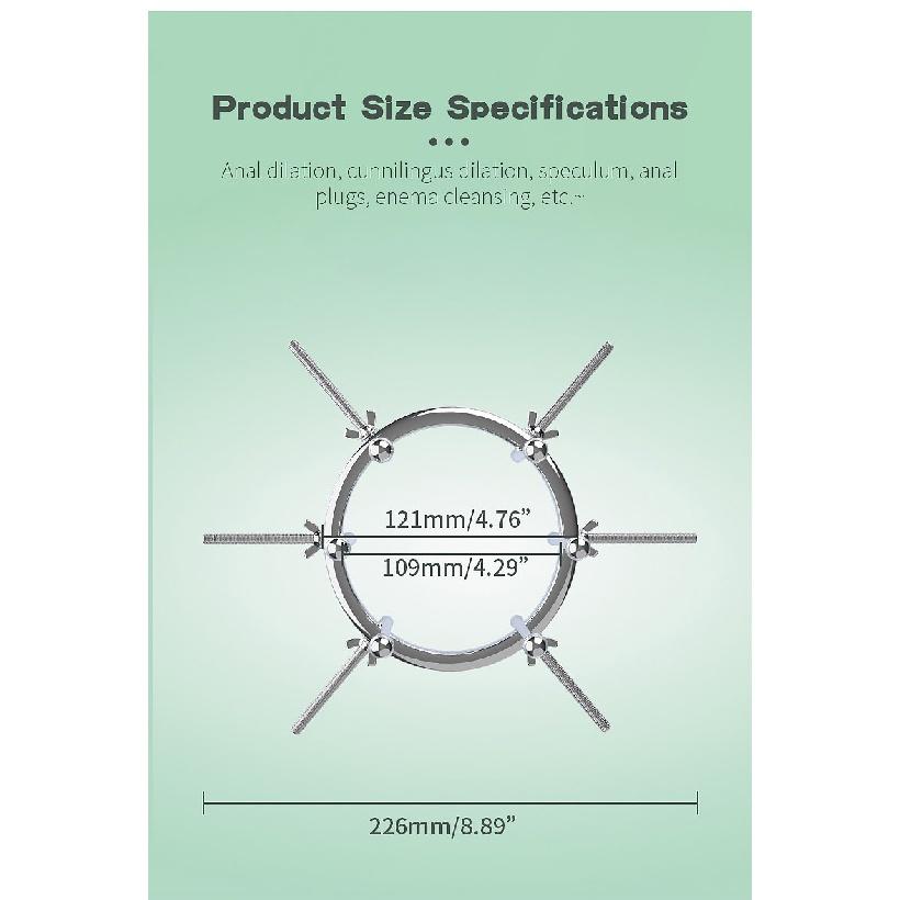 SM Extreme Anal Spreader Vaginální dilatátor Vaginální zrcátko Zrcadlo pro dospělé Masturbátor Anus Dilators Plug Sex Toys Medical