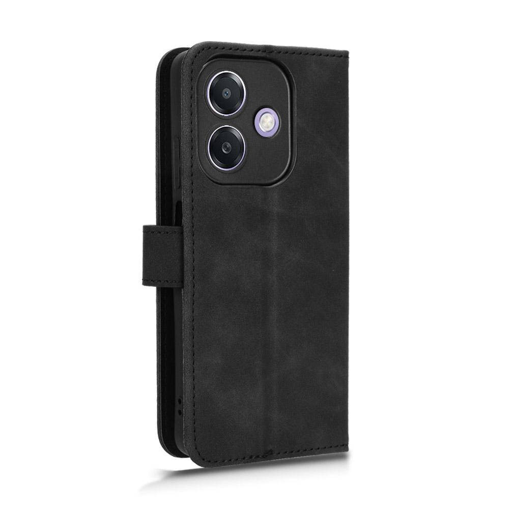 For Oppo A3x 5G Leather Case Skin-Feel Anti-Drop Wallet Flip Phone Cover