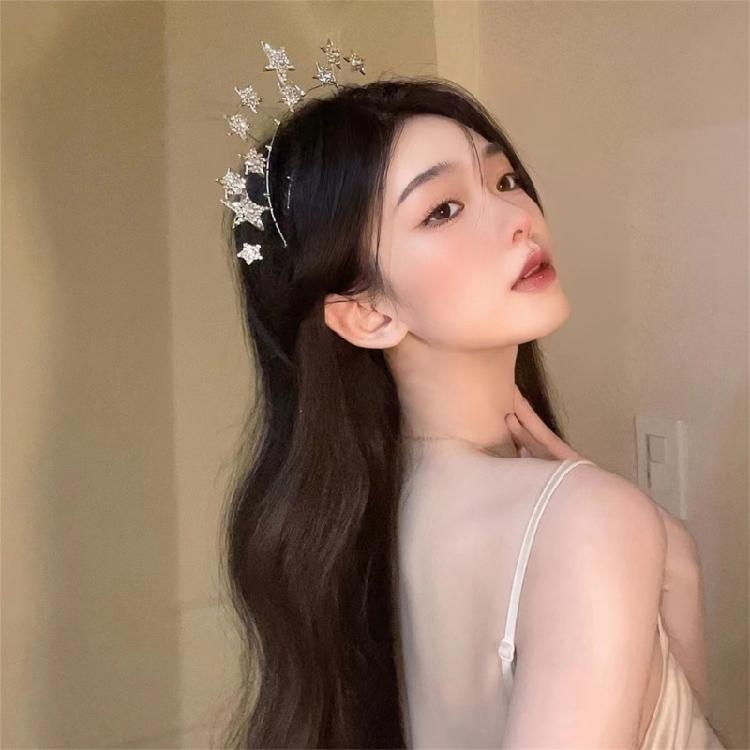 Bridal Headband Wedding Tiaras Bride Tiaras For Wedding Star Tiaras Headband