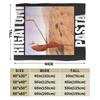 Marcus The Worm Rigatoni Pasta Blanket  Travel Office Throw Blanket For Couch Chair Sofa Bed Warm Soft Custom Quality Bedspread