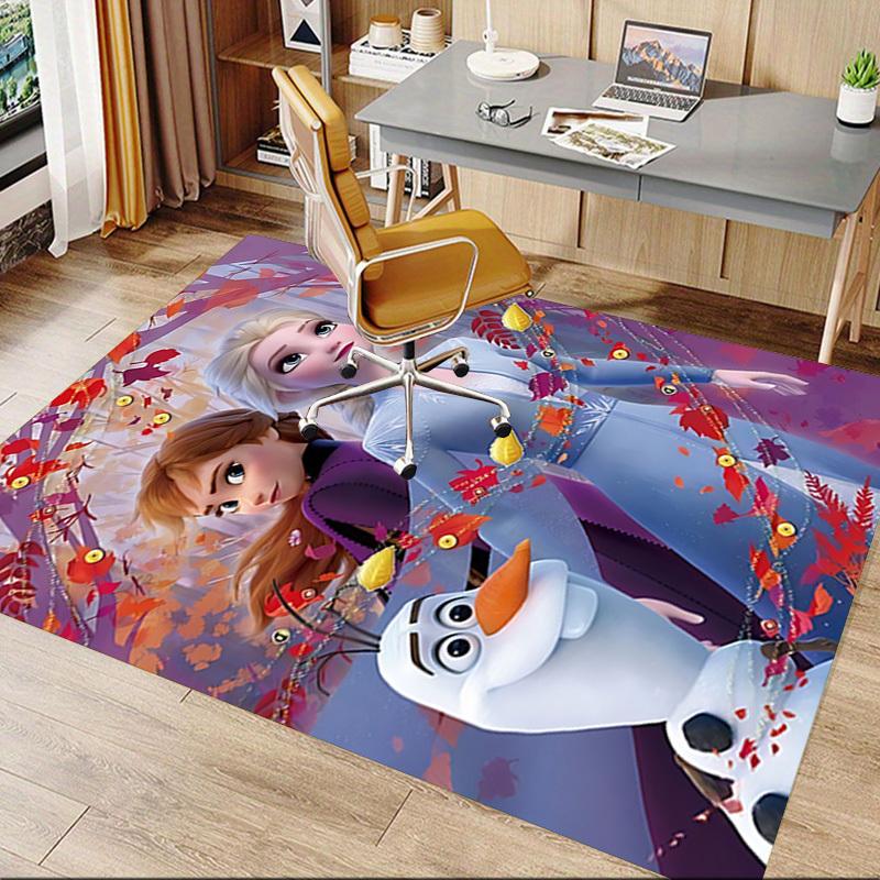 1pc Frozen II Carpet Office Rug Outdoor Mat Home Decor Area Carpet Festival Gift