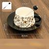 Bird Flower Ceramic Cup Saucer Set Chinese Style Porcelain Coffee Cup for Coffee Tea Afternoon Tea  Vintage Home Decor Gift