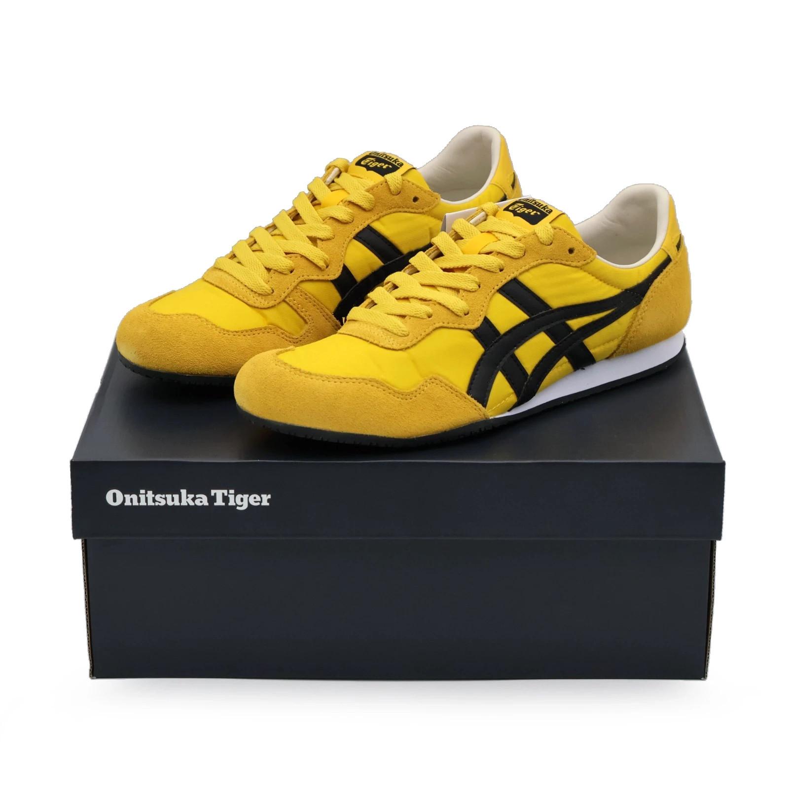 1183B400-755 Onitsuka Tiger Serrano Желтый Черный (Мужской) 10
