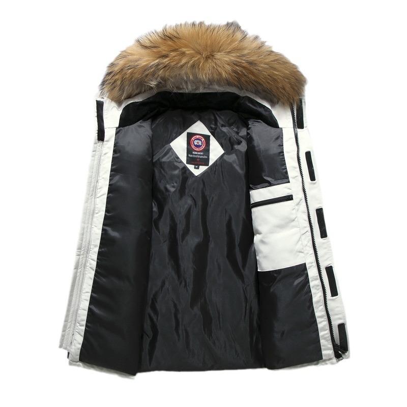 New Down Workwear Couple's Jacket Down Jacket Men's Trendy Short Winter Snow Curse Thickened Artificial Fur