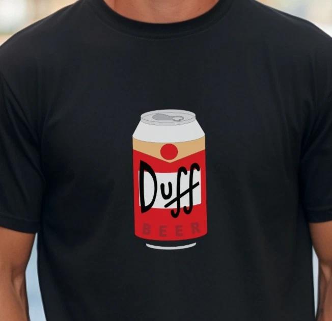 Duff Beer T-Shirt From The Simpsons on Premium Comfort Colors Tee 4XL