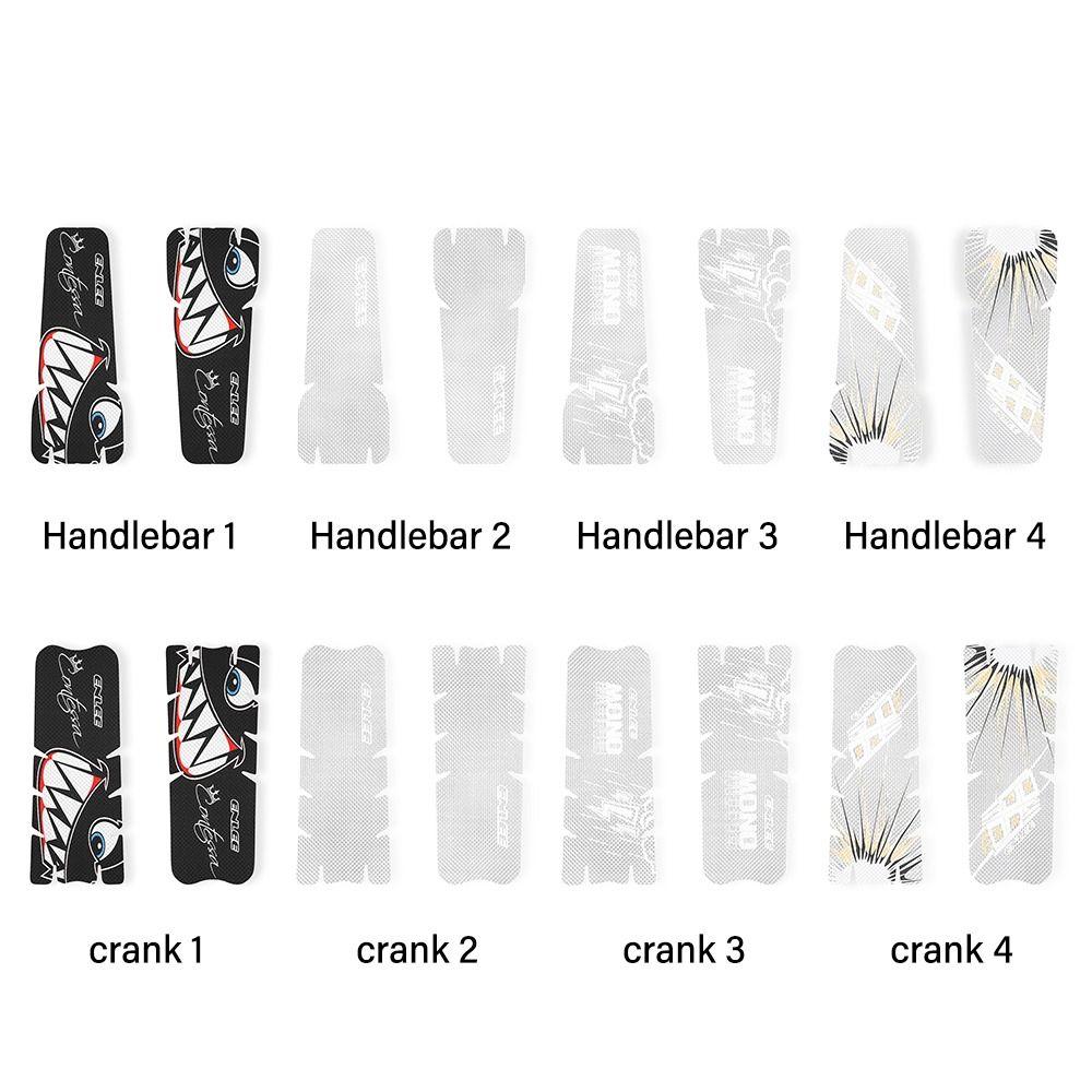 Bicycle Crank Decals Cycling Accessories Frame Protective Film Bike Handlebar Protection Sticker