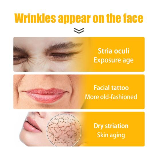 10Pcs/Box Smile Line Patches Non-irritating Effective Firm Skin Reduce Wrinkle Collagen Smile Line Patches for Skin-care
