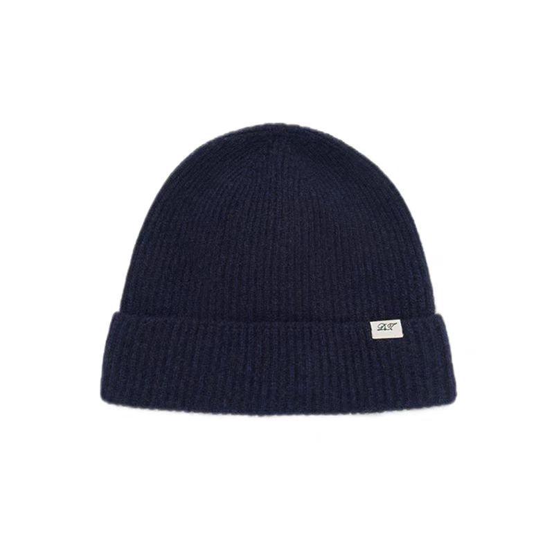 Touca de Lã Unissex Zhou Yutong: Chapéu Elegante, Quente, Que Valoriza o Rosto para Outono/Inverno