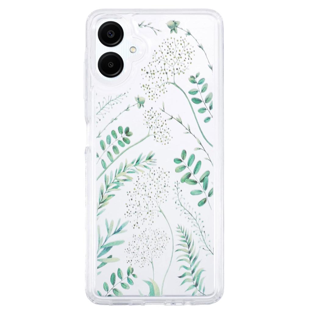 For Samsung Galaxy A06 4G Case TPU Flower Printing Pattern Air Cushion Design Protective Cover