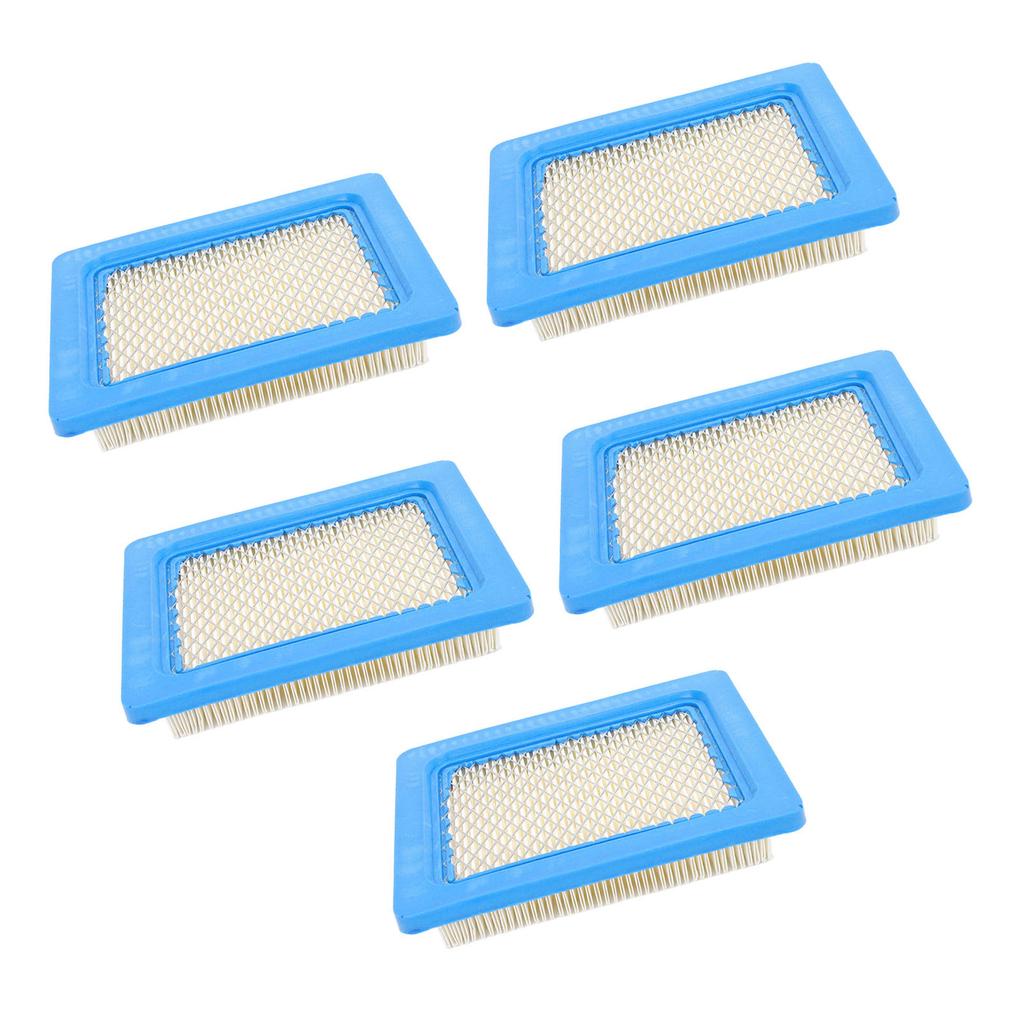 5 Pcs Lawn Mower Air Filter High Efficiency Particulate Air Filter Replacement for 491588 491588s