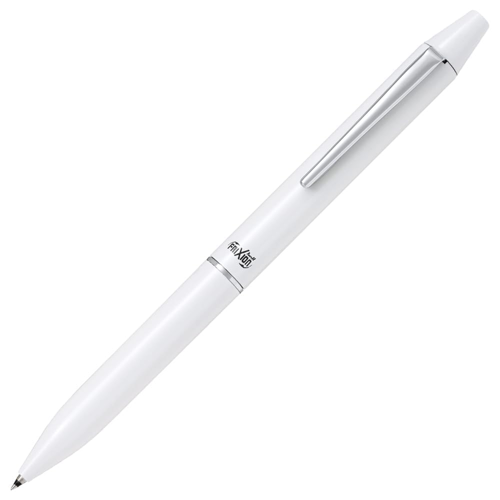 PILOT FriXion Ball 2 Biz Multicolor Ballpoint Pearl White Pen, 0.5mm, (LFBT3SUFPW)