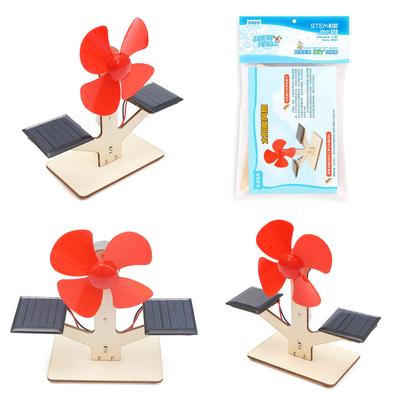 Doe-het-zelf Zonnepanel Ventilator Model STEM Kit Natuurkunde Experimentele Gereedschapskit Wetenschaps Speelgoed voor Kinderen Onderwijs Speelgoed Schoolbenodigdheden