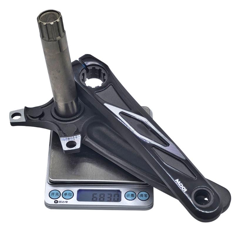 Efficient Power Transfer Crankset Road Bike Crankset Arm Square Tapers for Mountain Bike Enthusiasts and Outdoor