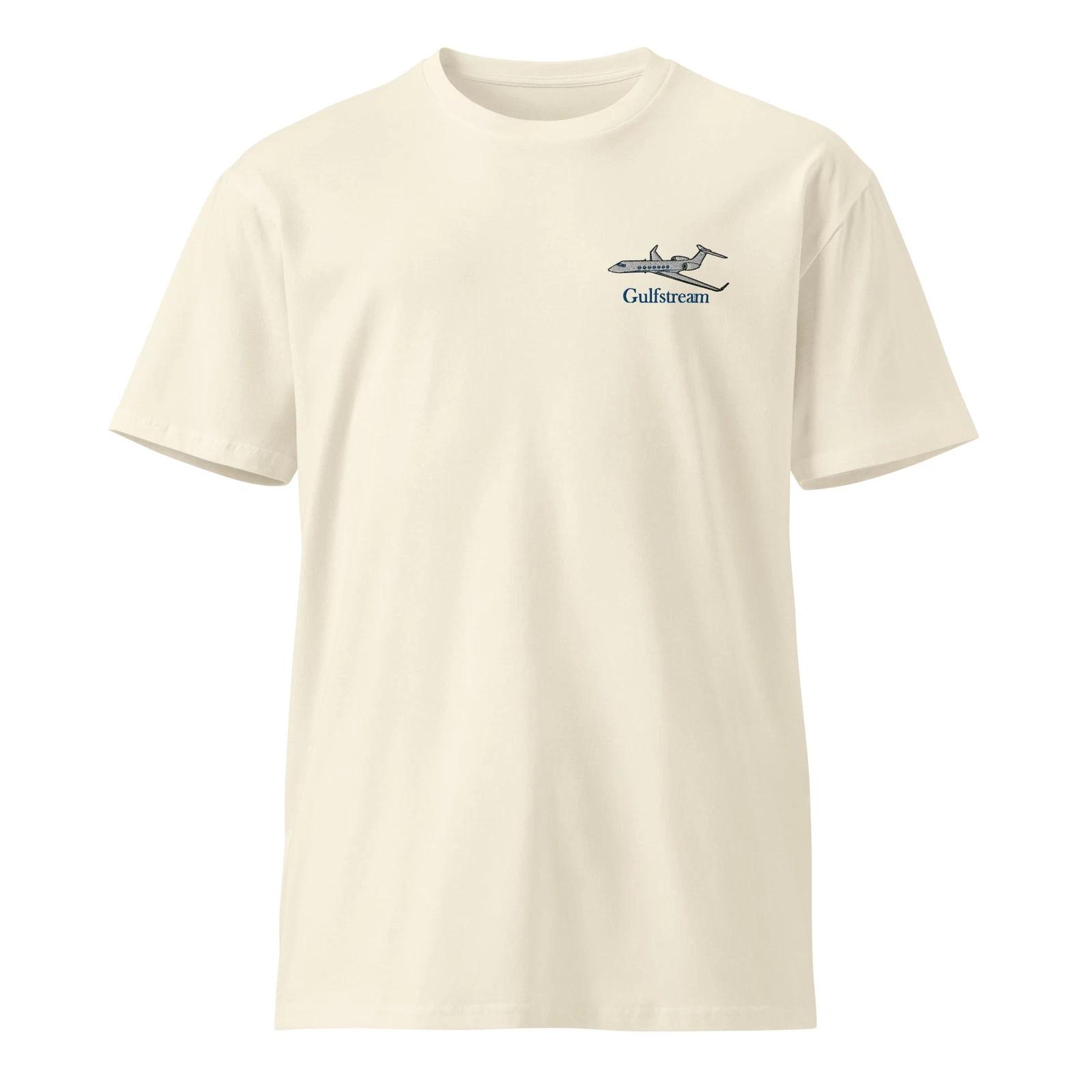 

Gulfstream G550 Embroidered Premium Custom T-Shirt - Personalized with your N# 2XL