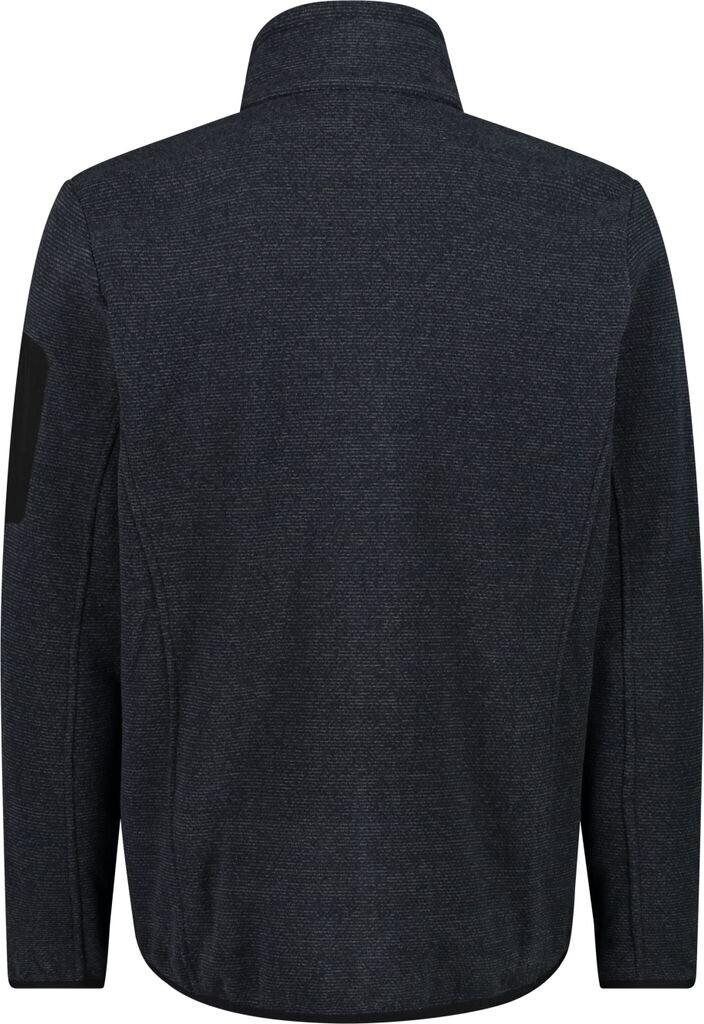 Куртка мужская CMP Fleece Jacquard-Knit-Tech Jacket (38H2237) Herren-Fleece Jacquard-Knit-Tech mit Rautenmuster antracite/nero