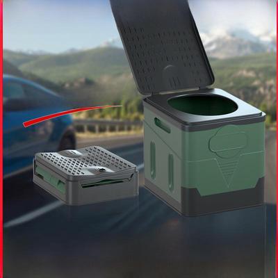 Portable Foldable Odor-Proof Toilet for Camping, Self-Driving, and Emergencies - Suitable for Adults and Children