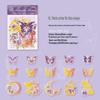 Yan Ji "Zhuang Zhou Dreams of Butterflies" Sticker Pack: 15 Sheets, 4 Styles, Perfect for Journals and Collages.