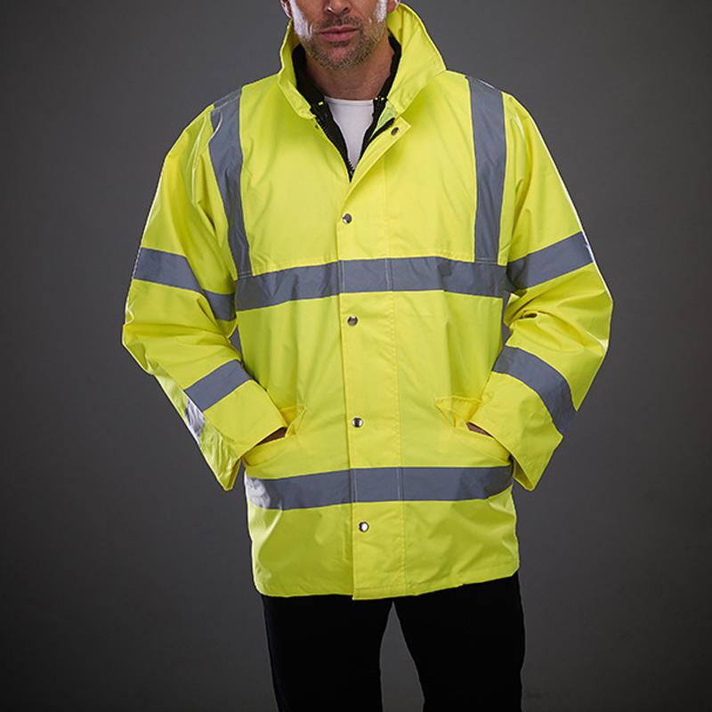 1PC Chaqueta de rayas reflectante de alta visibilidad Trabajo Fluorescencia  Cremallera Sudadera impermeable Cálida S-2XL comprar a buen precio —  entrega gratuita, reseñas reales con fotos — Joom